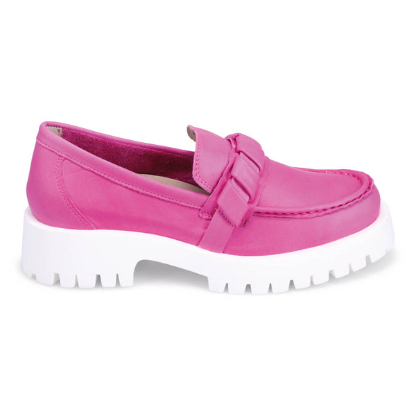 Pink loafers store