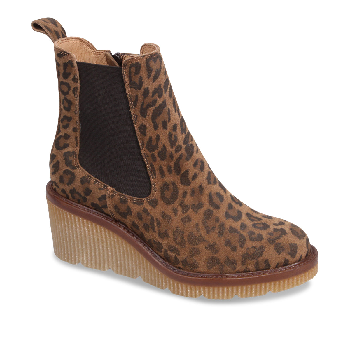 Averie Leopard Wedge Boot