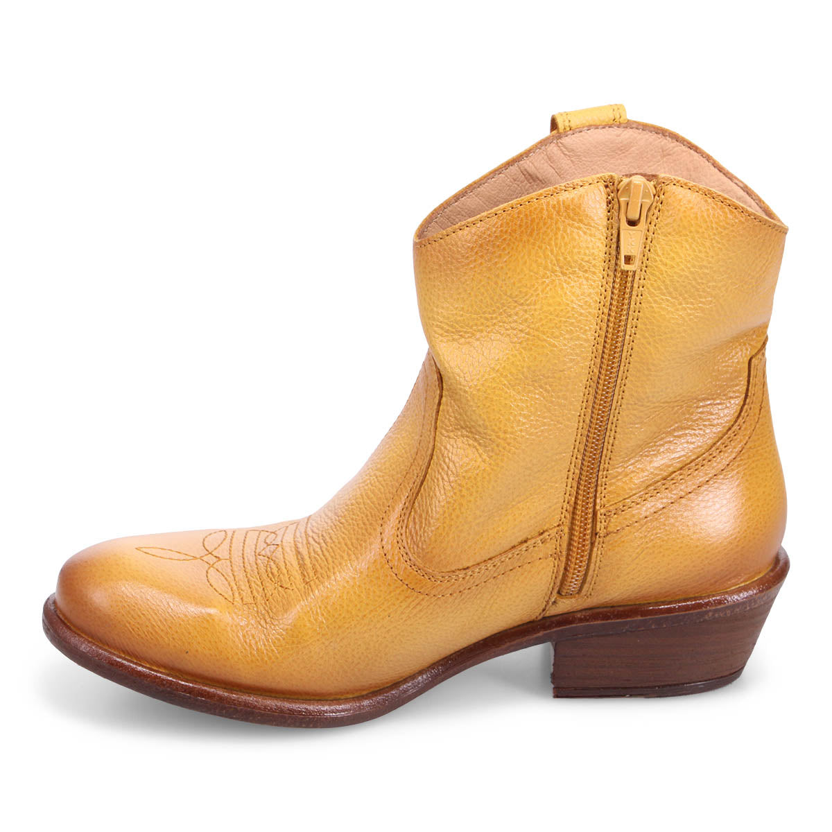 Miz Mooz Carlitos Ankle Boot Size 41 Color Ochre