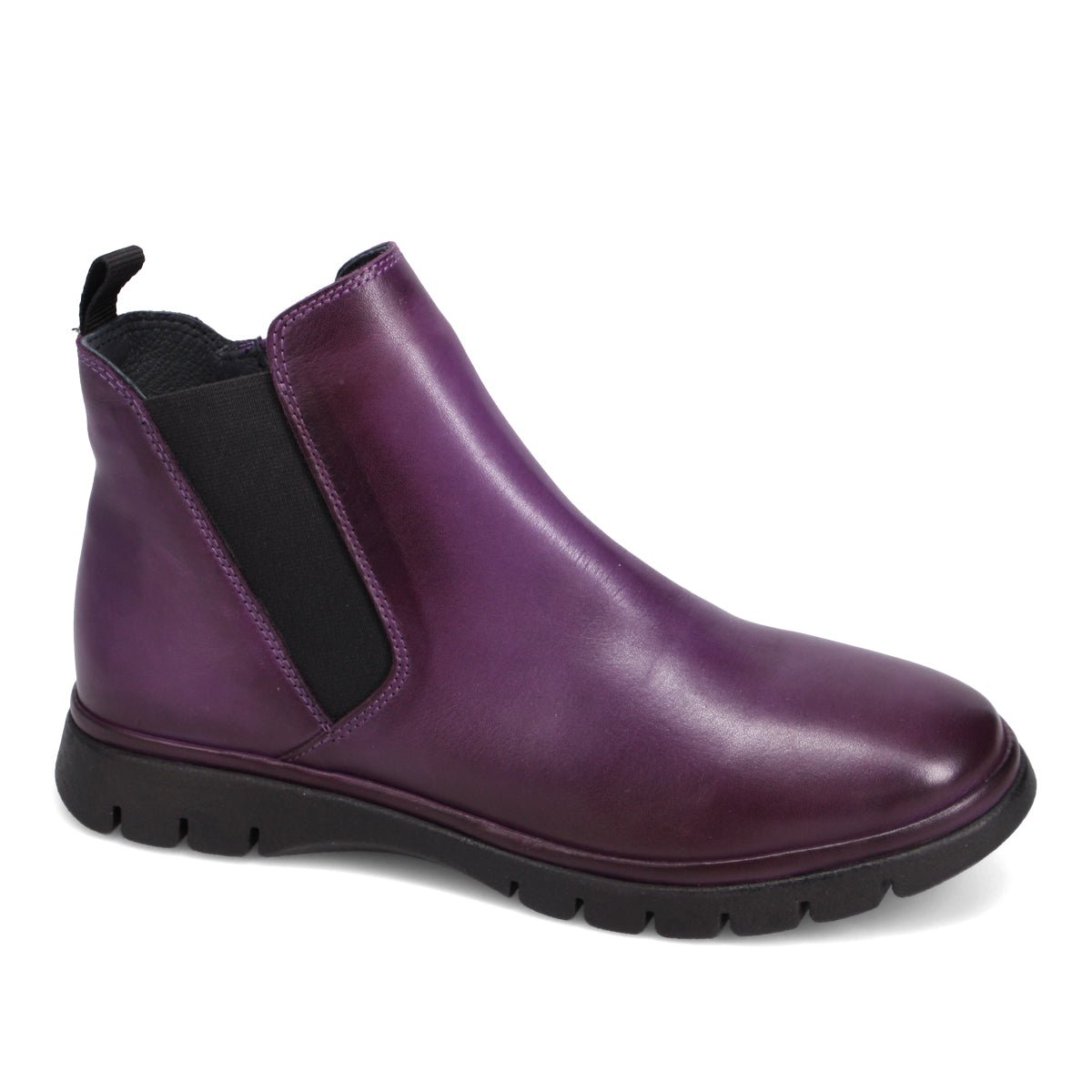 Purple chelsea boots womens best sale